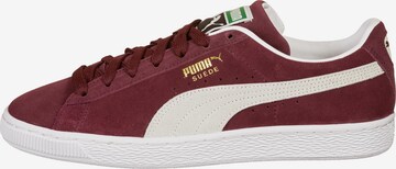 Baskets basses 'Classic XXI' PUMA en rouge