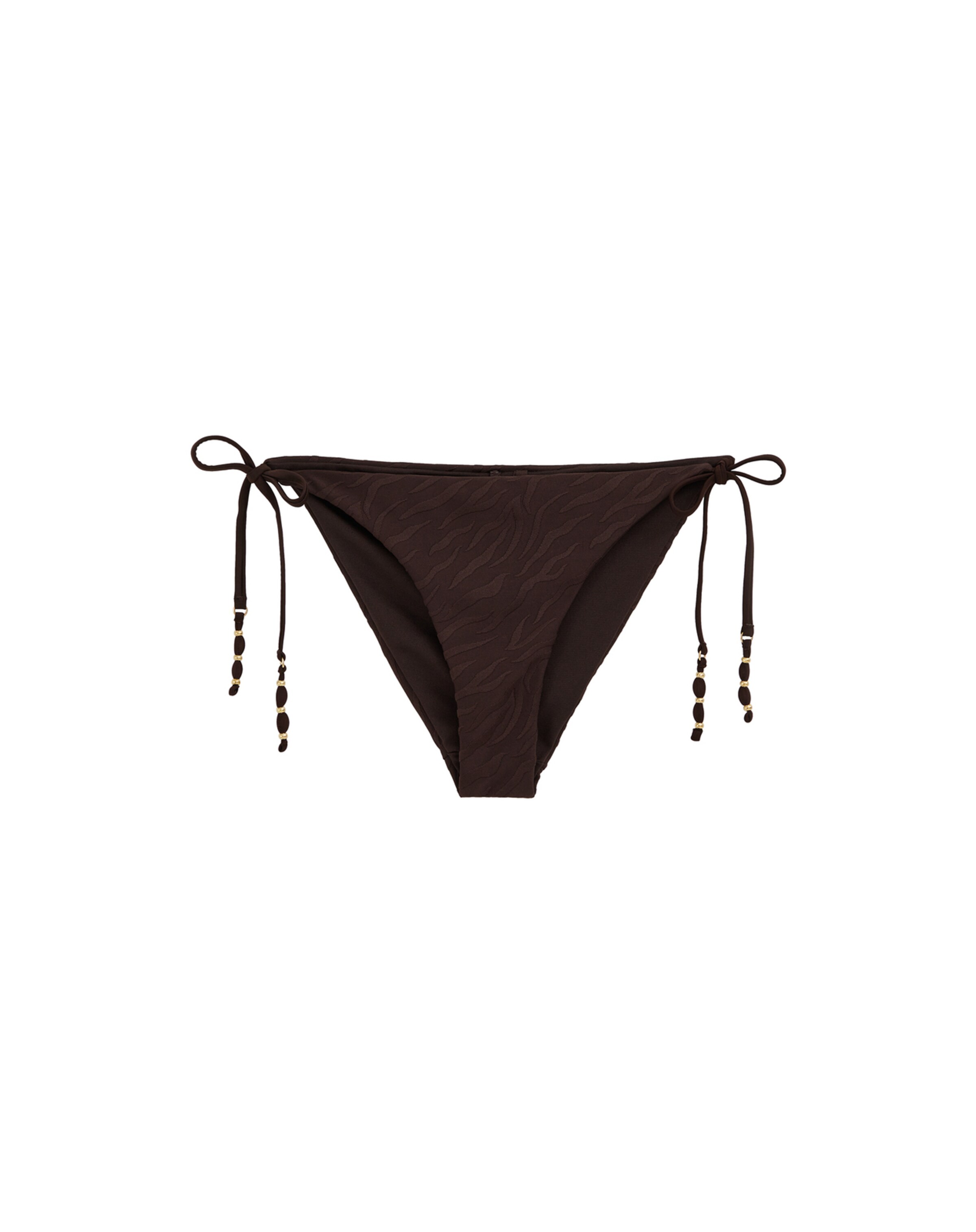 Bas de bikini WE Fashion en marron : devant
