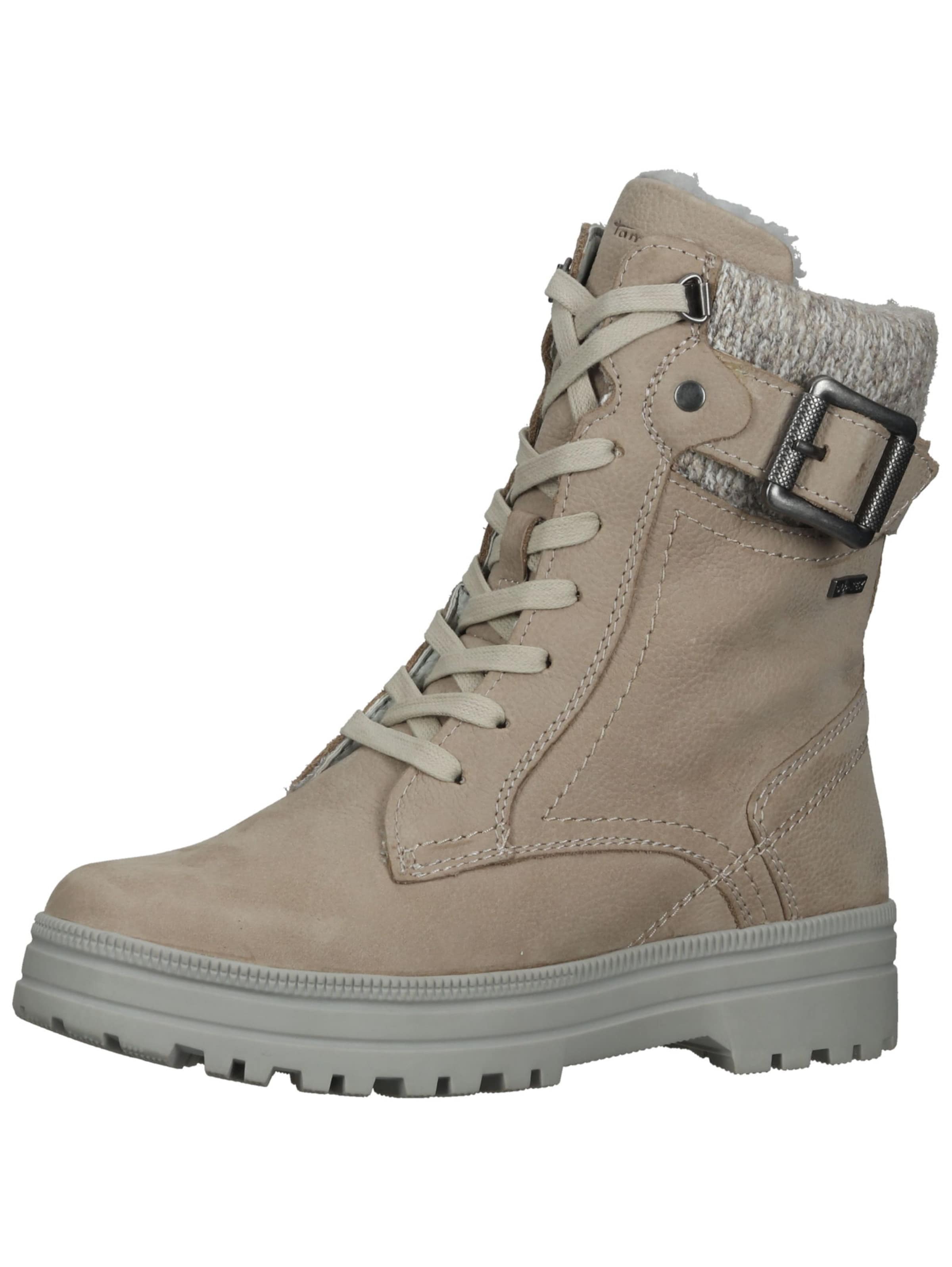 Bottines à lacets Tamaris en beige : devant