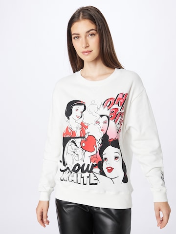 PRINCESS GOES HOLLYWOOD Sweatshirt 'Snowwhite' i hvid: forside