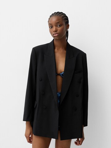 Bershka Blazer in Black: front