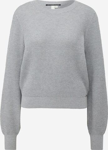 Pullover di QS in grigio: frontale