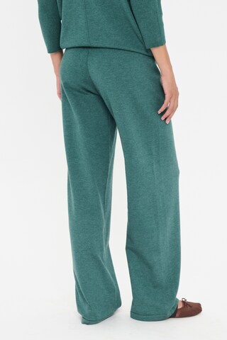 SAINT TROPEZ Regular Trousers 'Mila' in Green