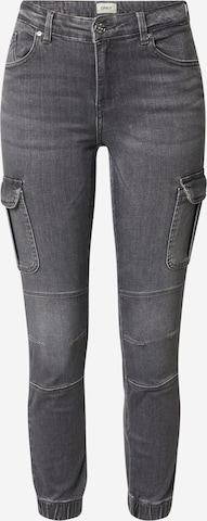 ONLY Slim fit Cargo Jeans 'Missouri' in Grey: front