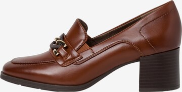 JANA Platform Heels in Brown