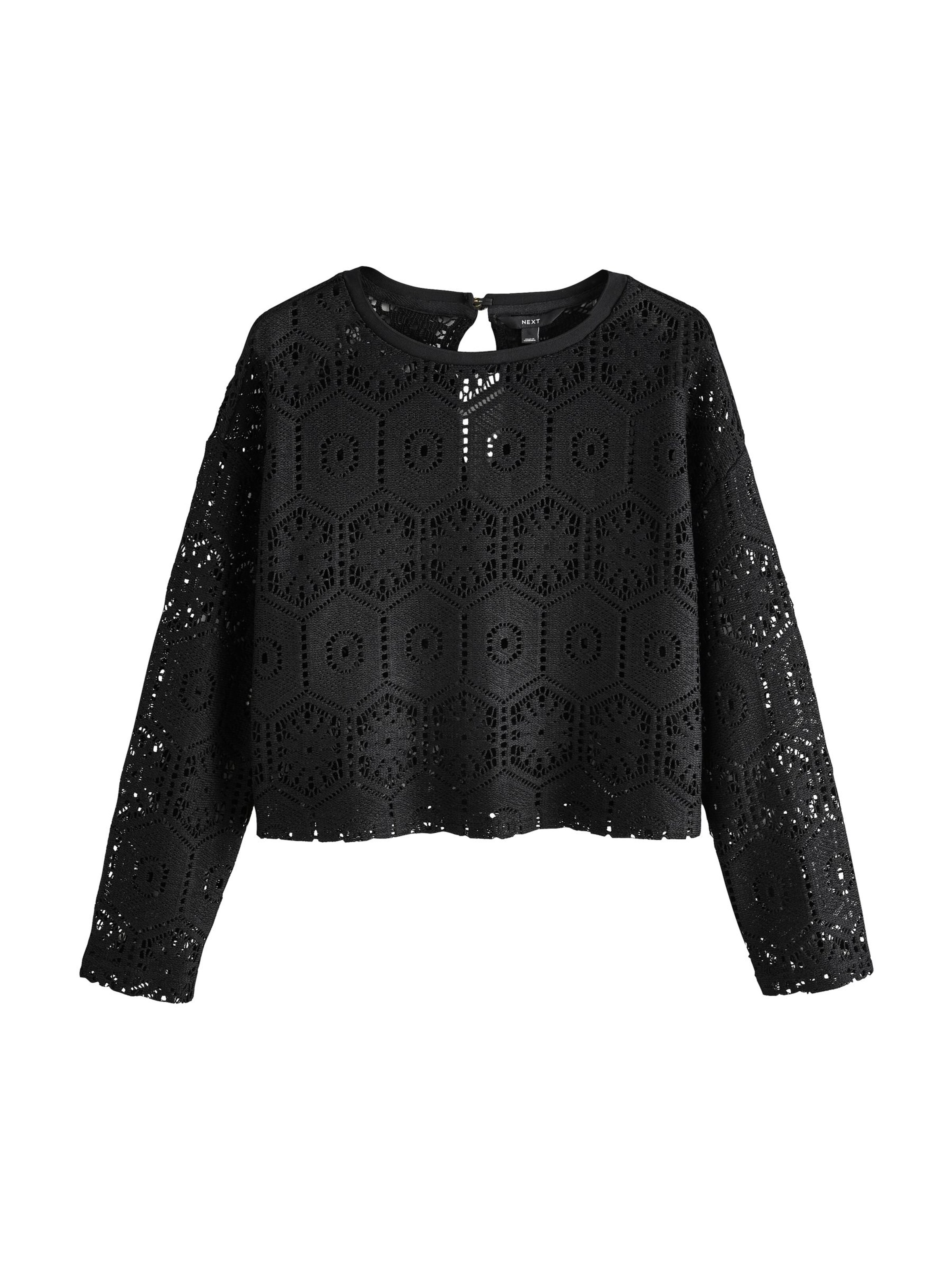 Next Sweater in Black: front