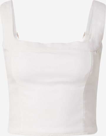 Abercrombie & Fitch - Top em branco: frente