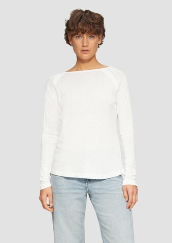 T-shirt s.Oliver en blanc : devant