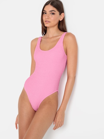 Maillot de bain LSCN by LASCANA en rose : devant