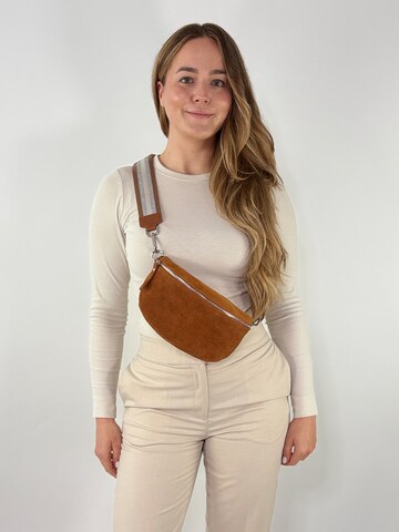 Sacs banane 'ELVA medium' lePelou en marron