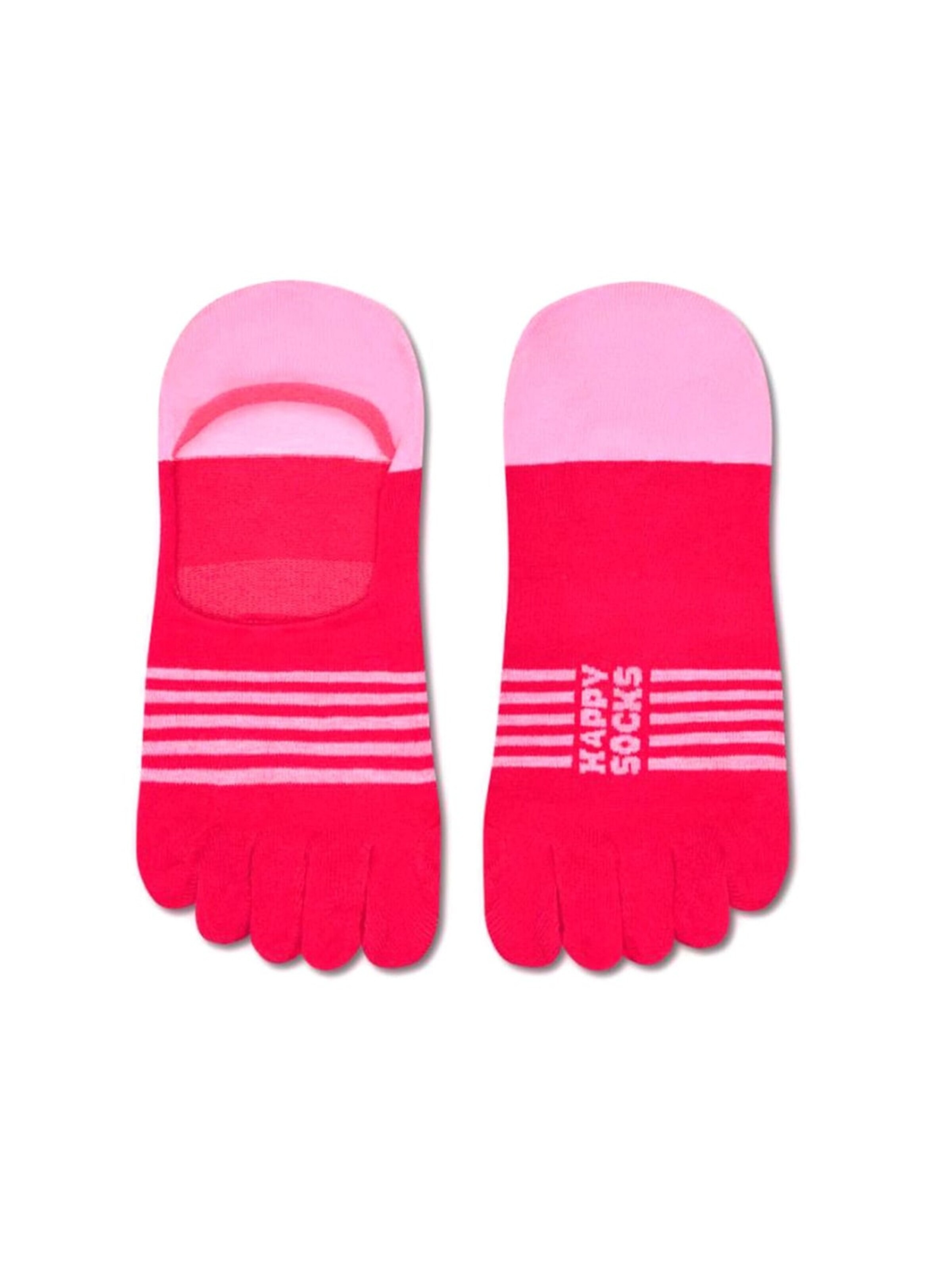 Happy Socks Chaussettes 'Five Toes' en 36-40 en rose, Vue avec produit
