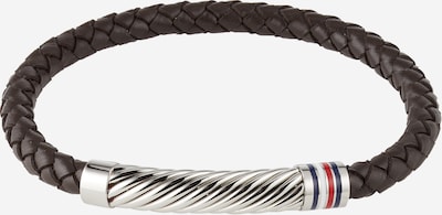 TOMMY HILFIGER Zapestnica | mornarska / rjava / rdeča / srebrna / bela barva, Prikaz izdelka