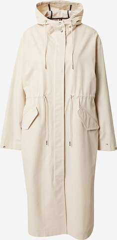 Parka mi-saison TOMMY HILFIGER en beige : devant