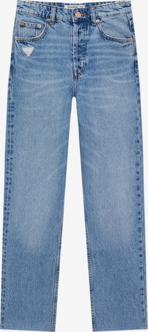 Pull&Bear Regular Jeans in Blau: predná strana