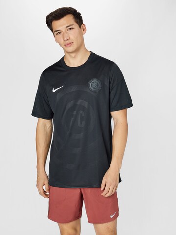 NIKE Funktionsshirt in Schwarz: predná strana