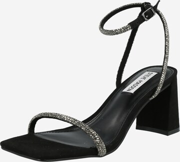 STEVE MADDEN - Sandálias com tiras 'Leva' em preto: frente