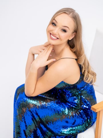 GRAZIA STORE Abendkleid 'Zelma'‌‌‌ in Blau