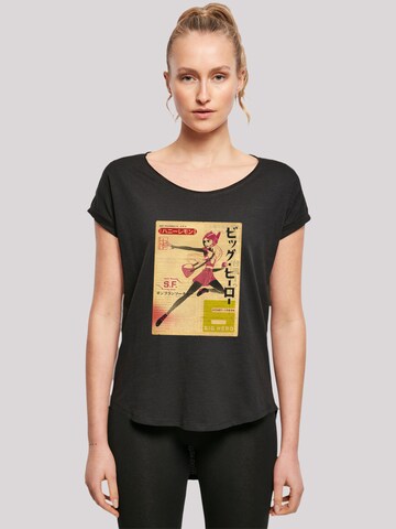 T-shirt 'Big Hero 6 Honey Lemon Newspaper' F4NT4STIC en noir : devant