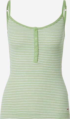 Top 'MAR4 BARE HENLEY CAMI DTC EX' de la HOLLISTER pe verde: față