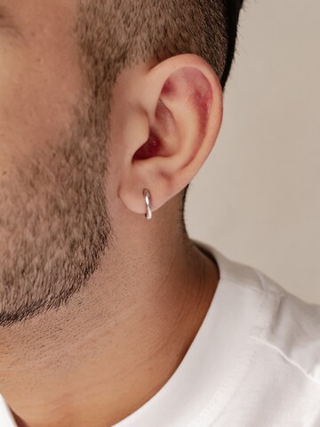 Hey Happiness Earring 'Plain Chunky' in Silver
