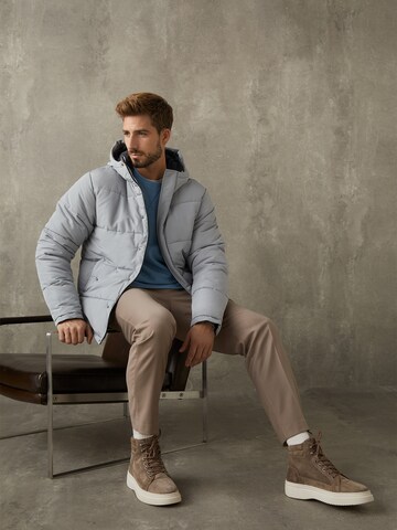 Veste d’hiver 'Albert' ABOUT YOU x Kevin Trapp en gris