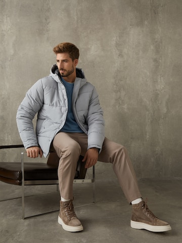 ABOUT YOU x Kevin Trapp Winter Jacket 'Albert' in Grey