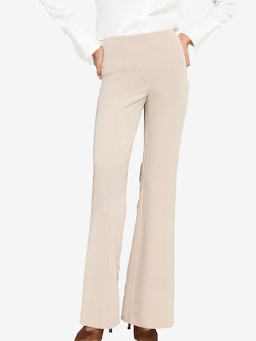 Friends Like These Boot cut Trousers in Beige: front