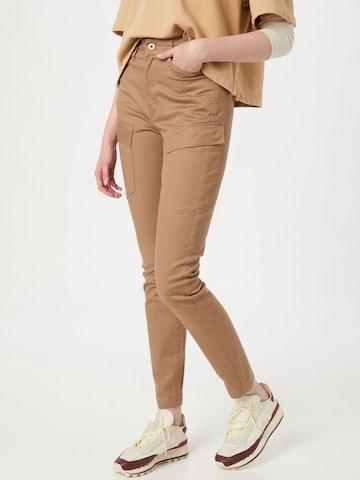 Coupe slim Jeans cargo G-Star RAW en beige : devant