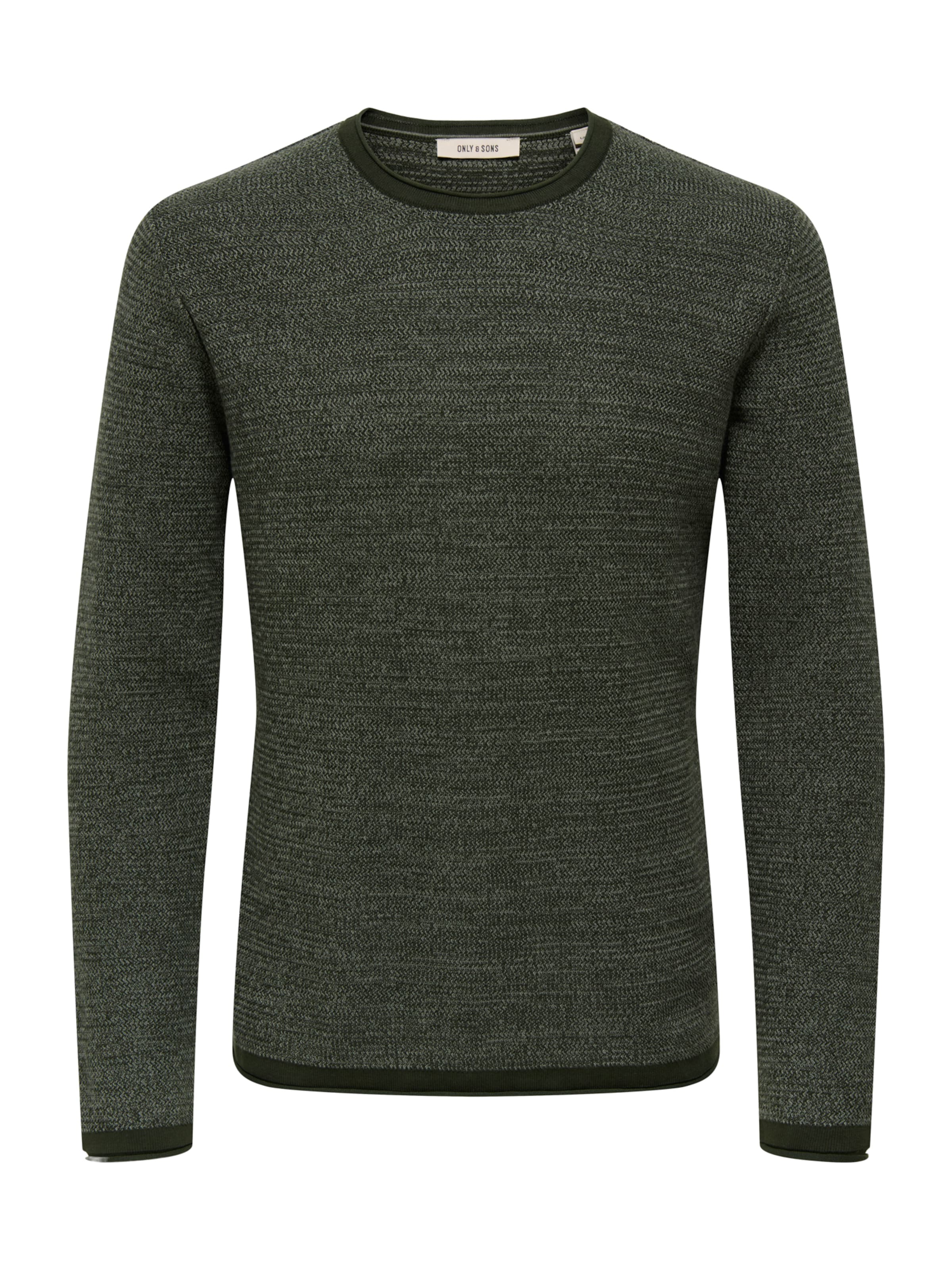 Only & Sons Sweater 'ONSERIC' in Green: front