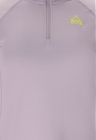 SOS Functioneel shirt 'Stratos' in Lila