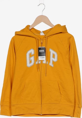 GAP Sweatshirt & Zip-Up Hoodie in M in Yellow: front