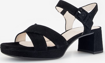 GABOR Sandals in Black: front