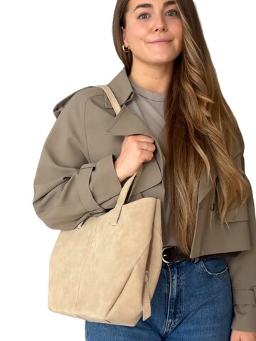 lePelou Shoulder Bag 'TESSA' in Beige