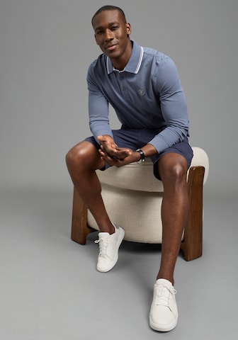 DELMAO Poloshirt in Blau