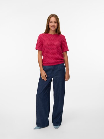 VERO MODA Sweater 'VMJaqueline' in Red: front