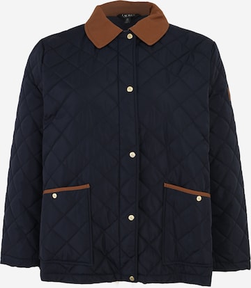 mėlyna Lauren Ralph Lauren Plus Demisezoninė striukė: priekis