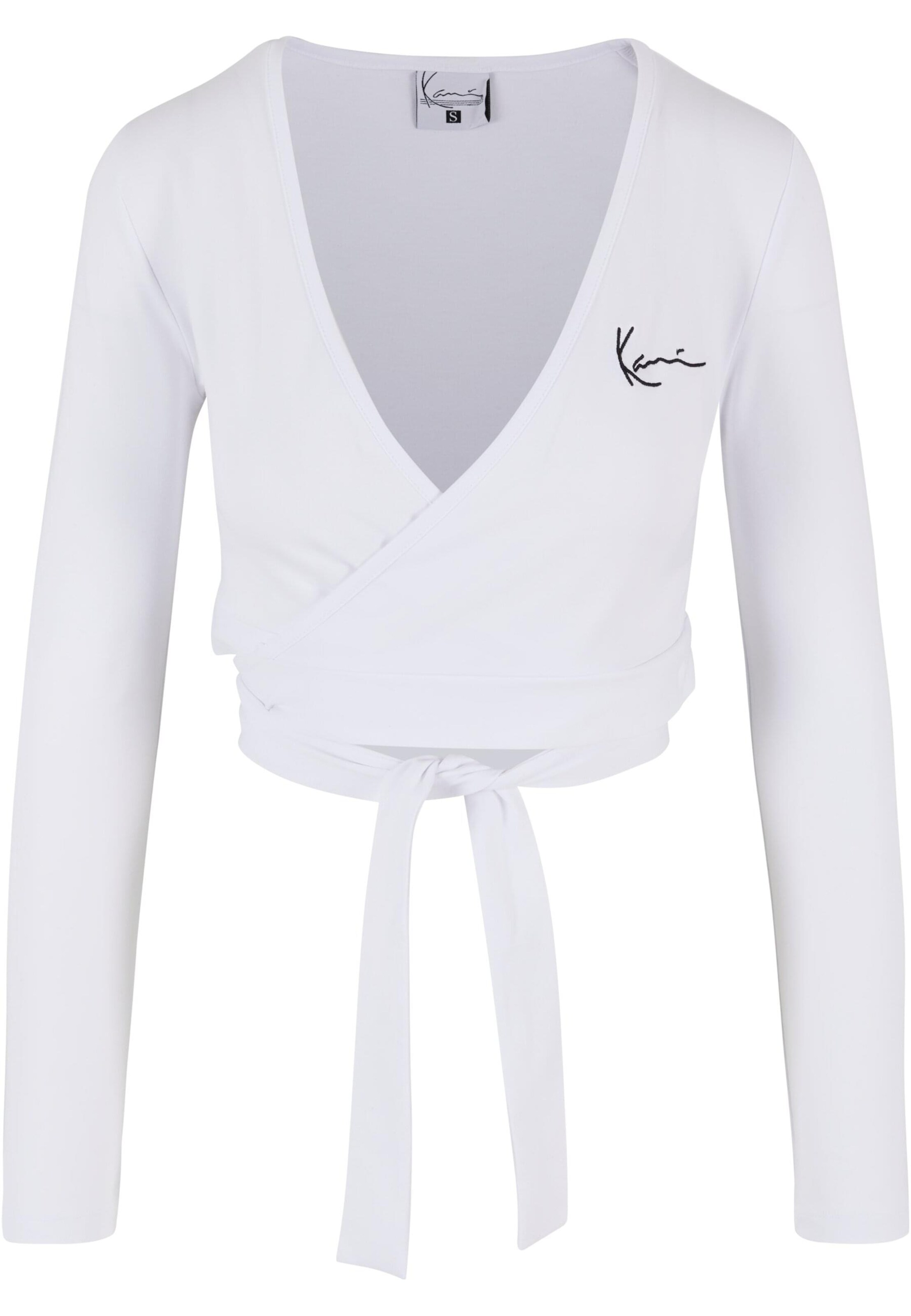 Tricou 'Essential' de la Karl Kani pe alb: față