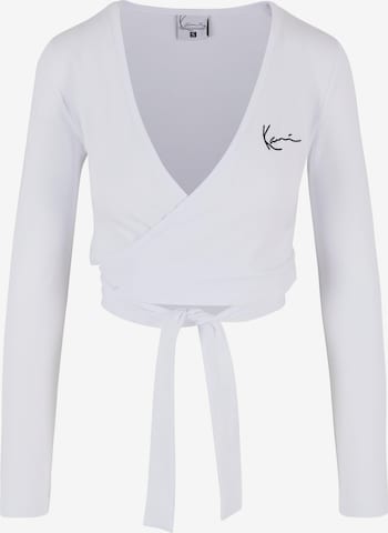 Karl Kani Shirt 'Essential' in Wit: voorkant