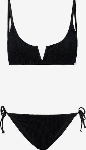 Shiwi Bustier Bikini 'Leah' w kolorze czarny: przód