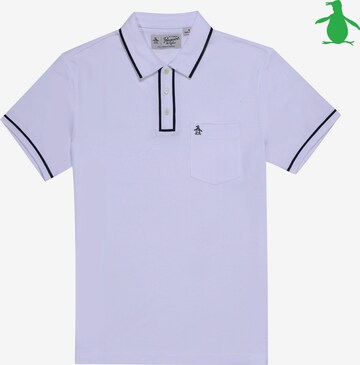 Penguin T-shirt 'Earl' i lila: framsida
