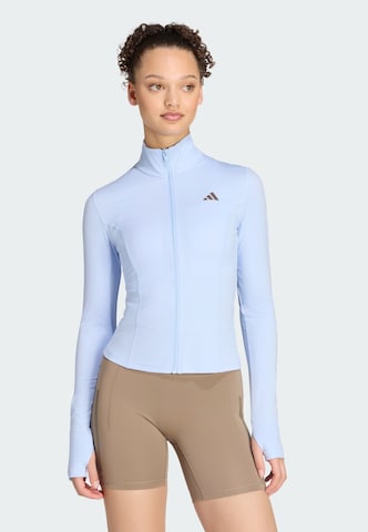 ADIDAS PERFORMANCE - Chaqueta de chándal 'Studio' en azul: frente