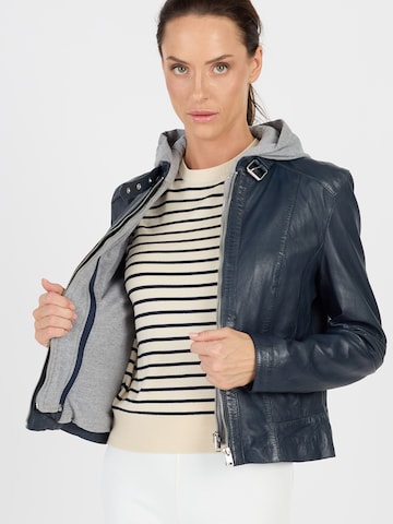 JCC Lederjacke in Blau