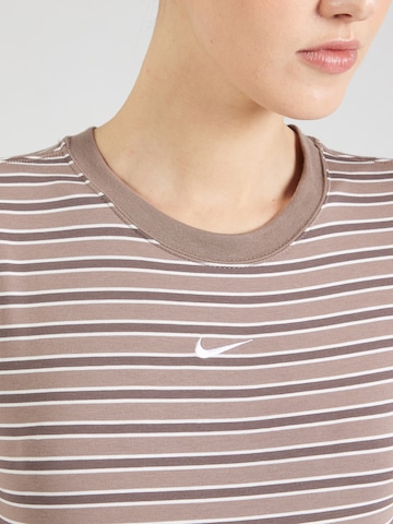 Nike Sportswear Tričko – hnědá