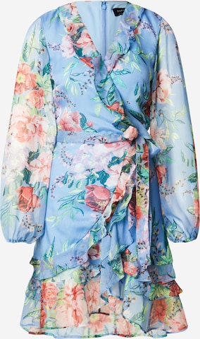 mėlyna Bardot Suknelė: priekis