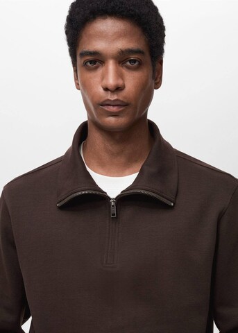 MANGO MAN Sweatshirt 'Winne' in Braun