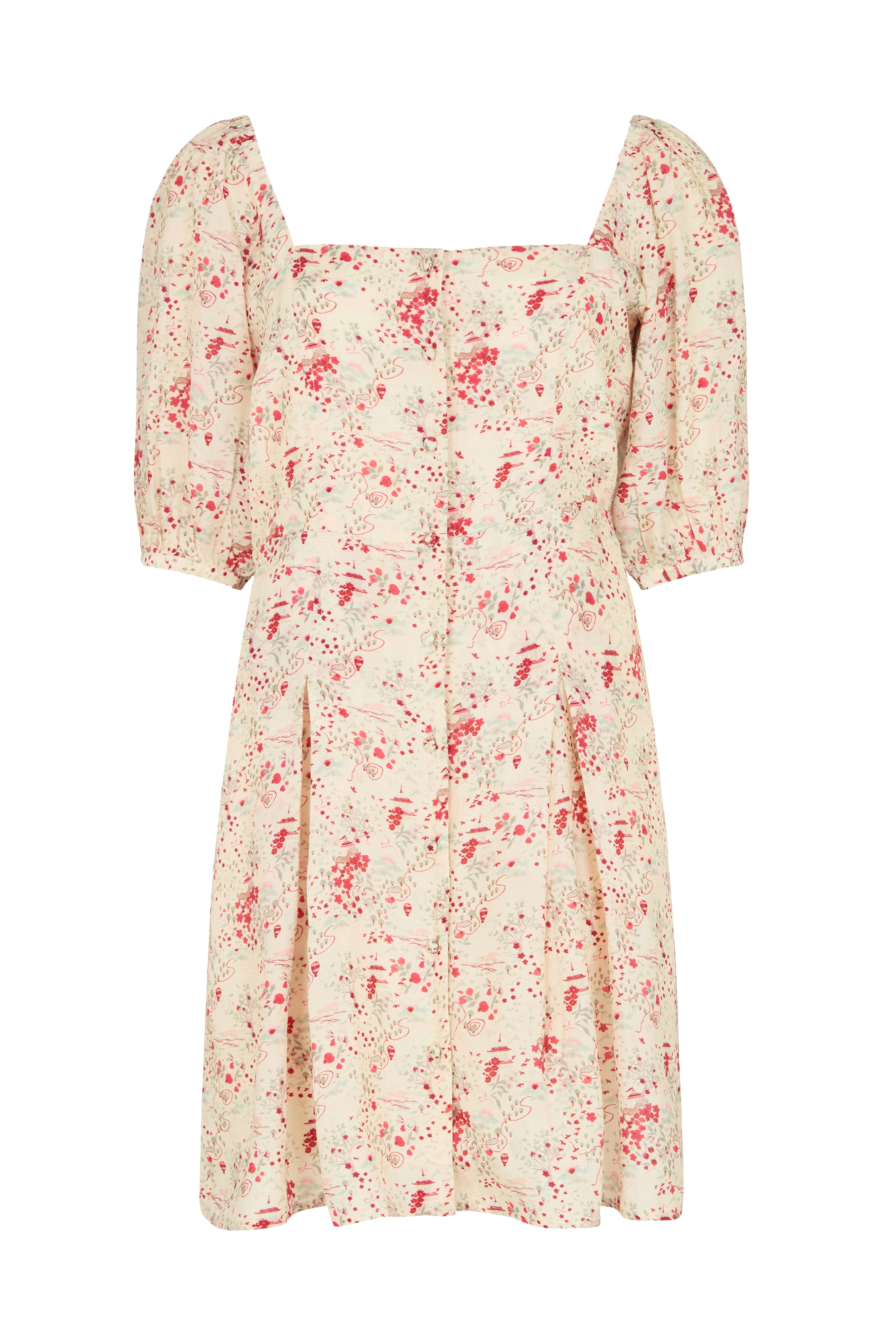 lily and lionel Dress ' India ' in Beige: front