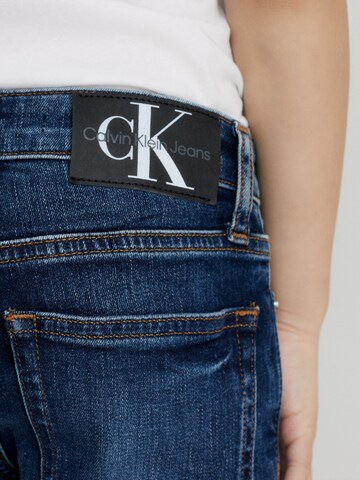 Calvin Klein Jeans Skinny Jeansy w kolorze niebieski