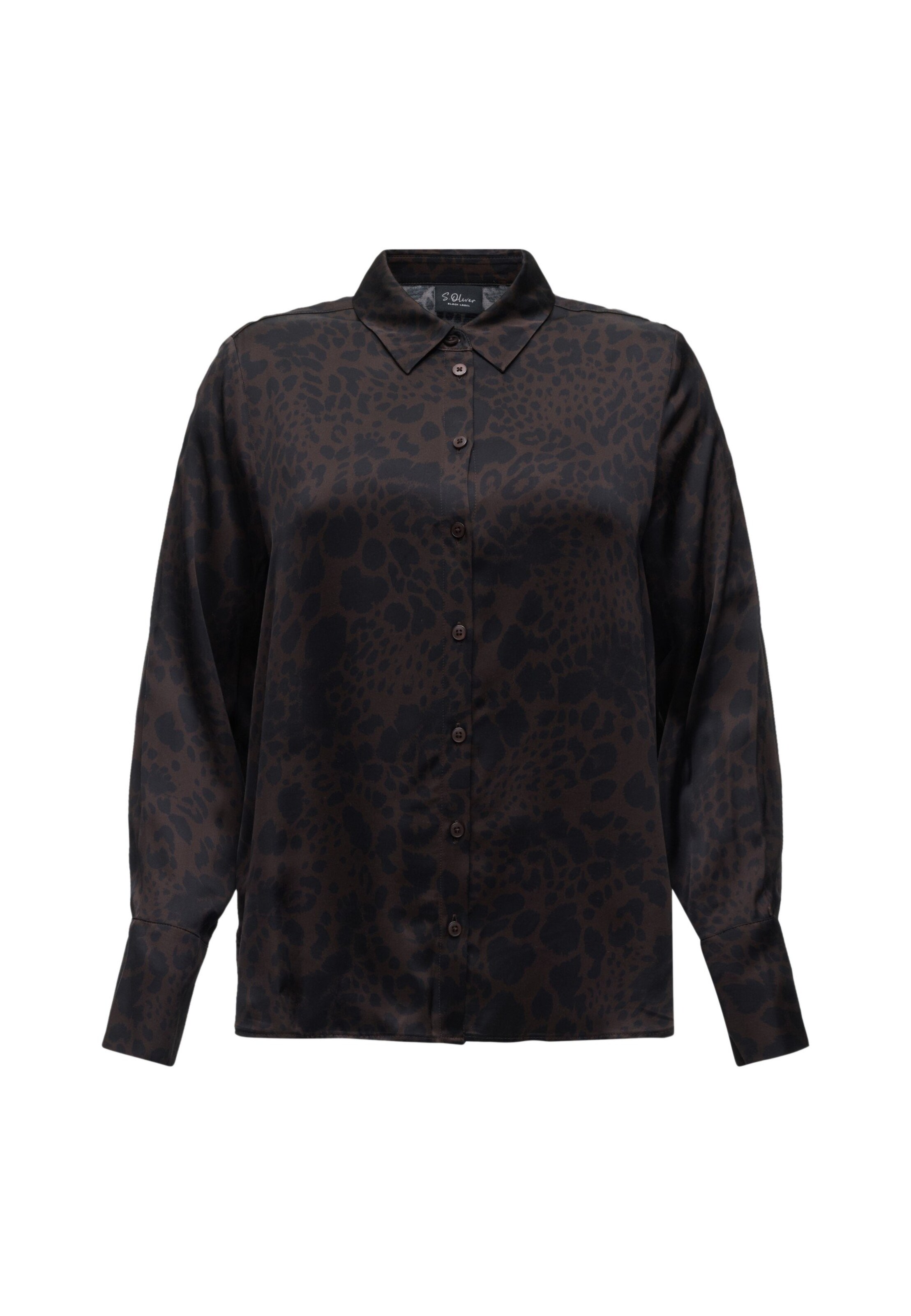 s.Oliver BLACK LABEL Bluse in Braun: Vorderseite