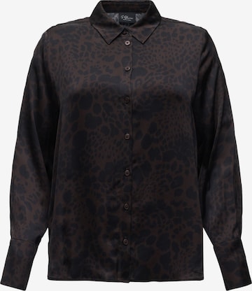 s.Oliver BLACK LABEL Bluse in Braun: Vorderseite
