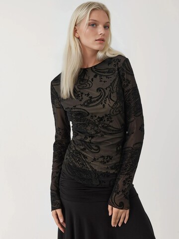 Camicia da donna di Hiccup in nero: frontale